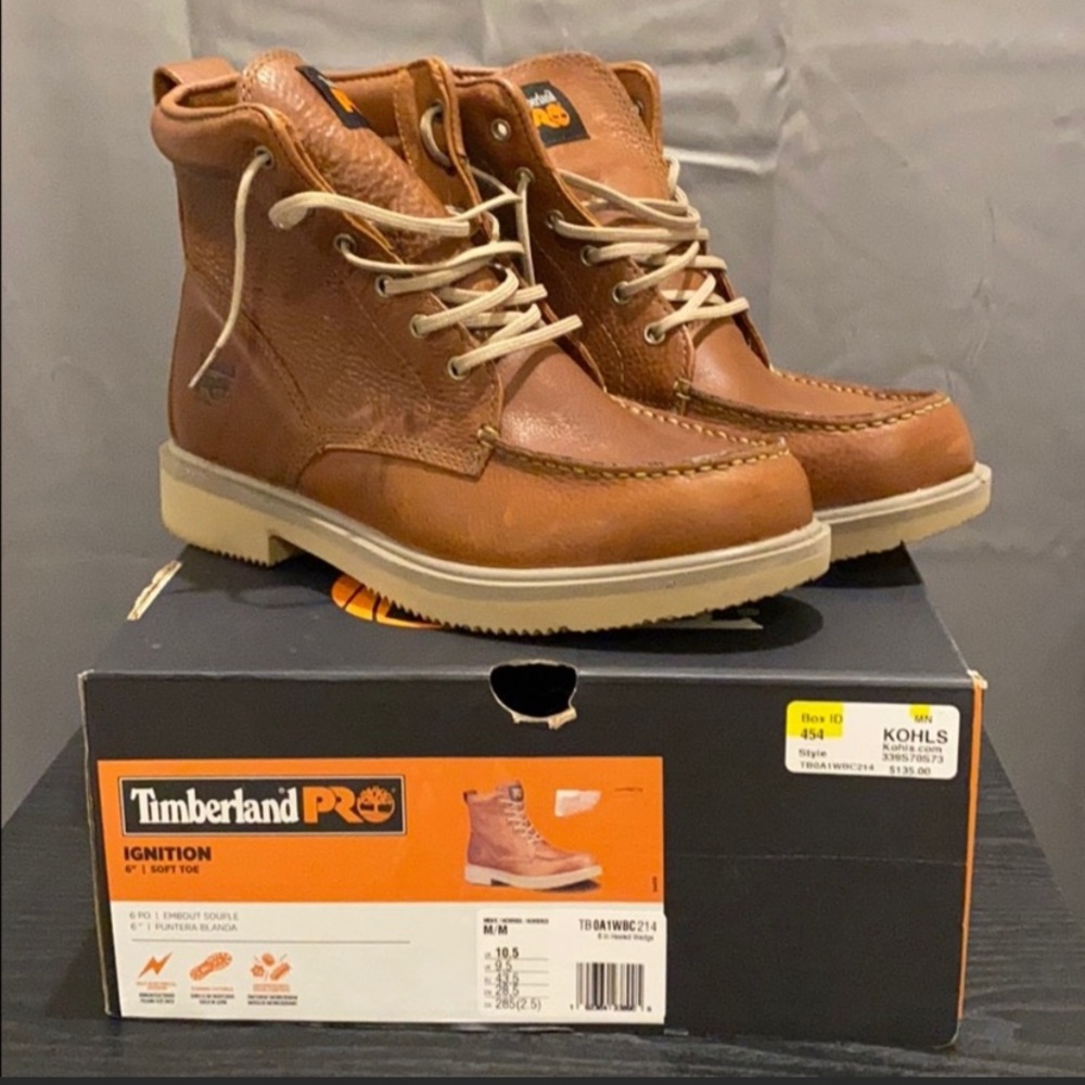 Men’s size 10.5 Timberland PRO Ignition Soft Toe